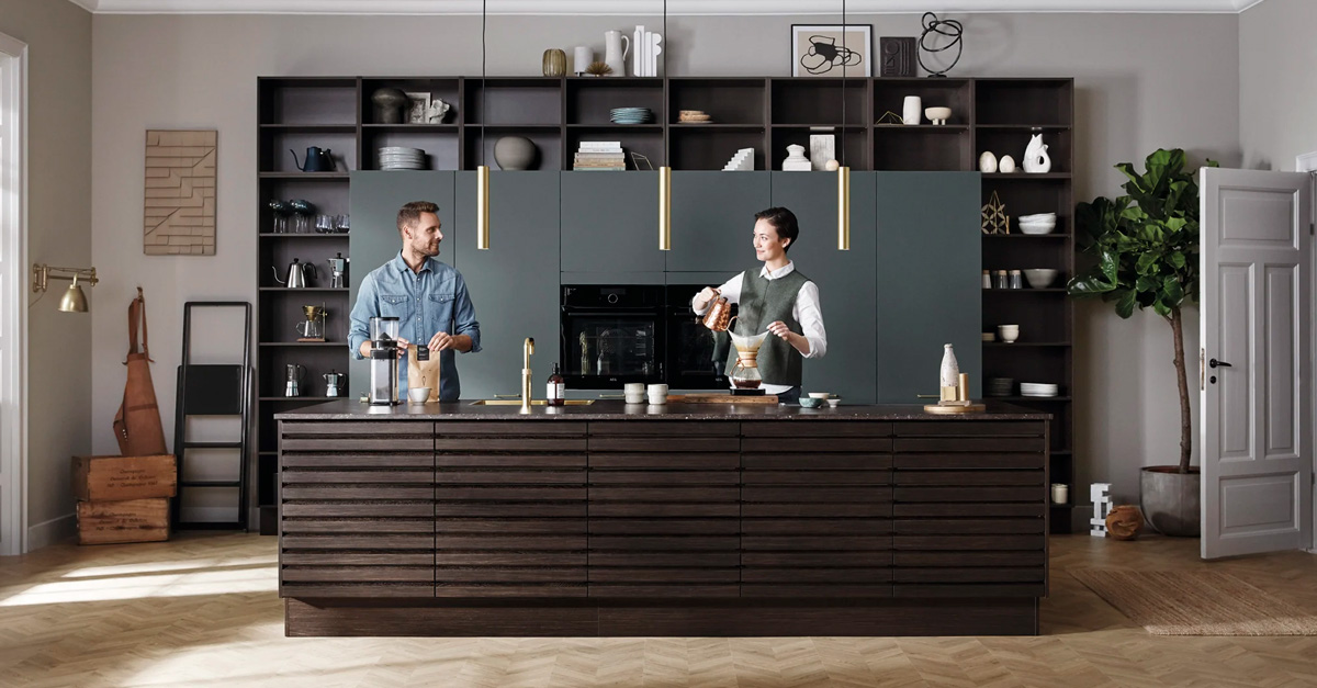Robust simplicity in the kitchen with Base in Fenix laminate | HTH